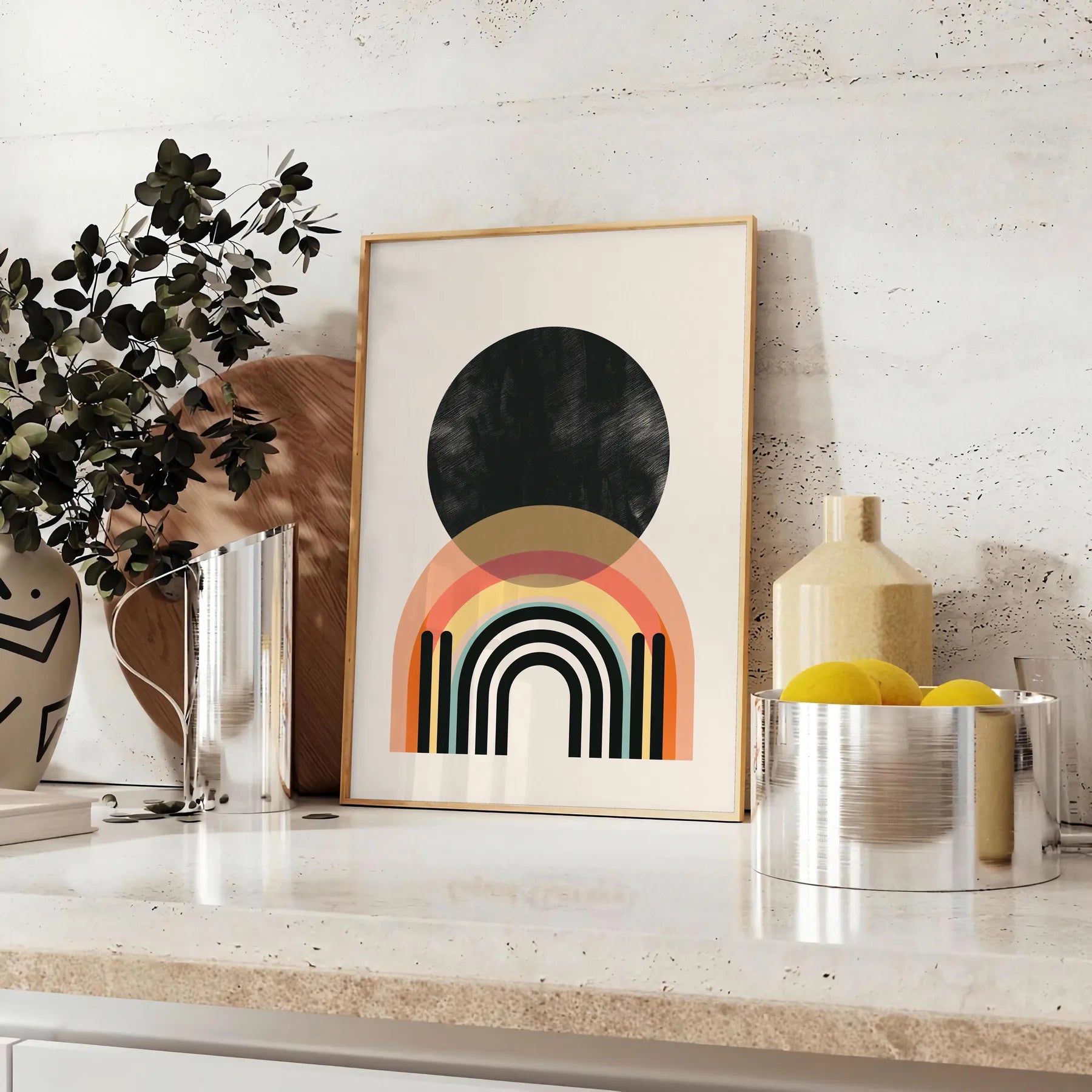 space boho wall art abstract designs standout poster thoughtful gift artwork unique touch decor unframed options print lover