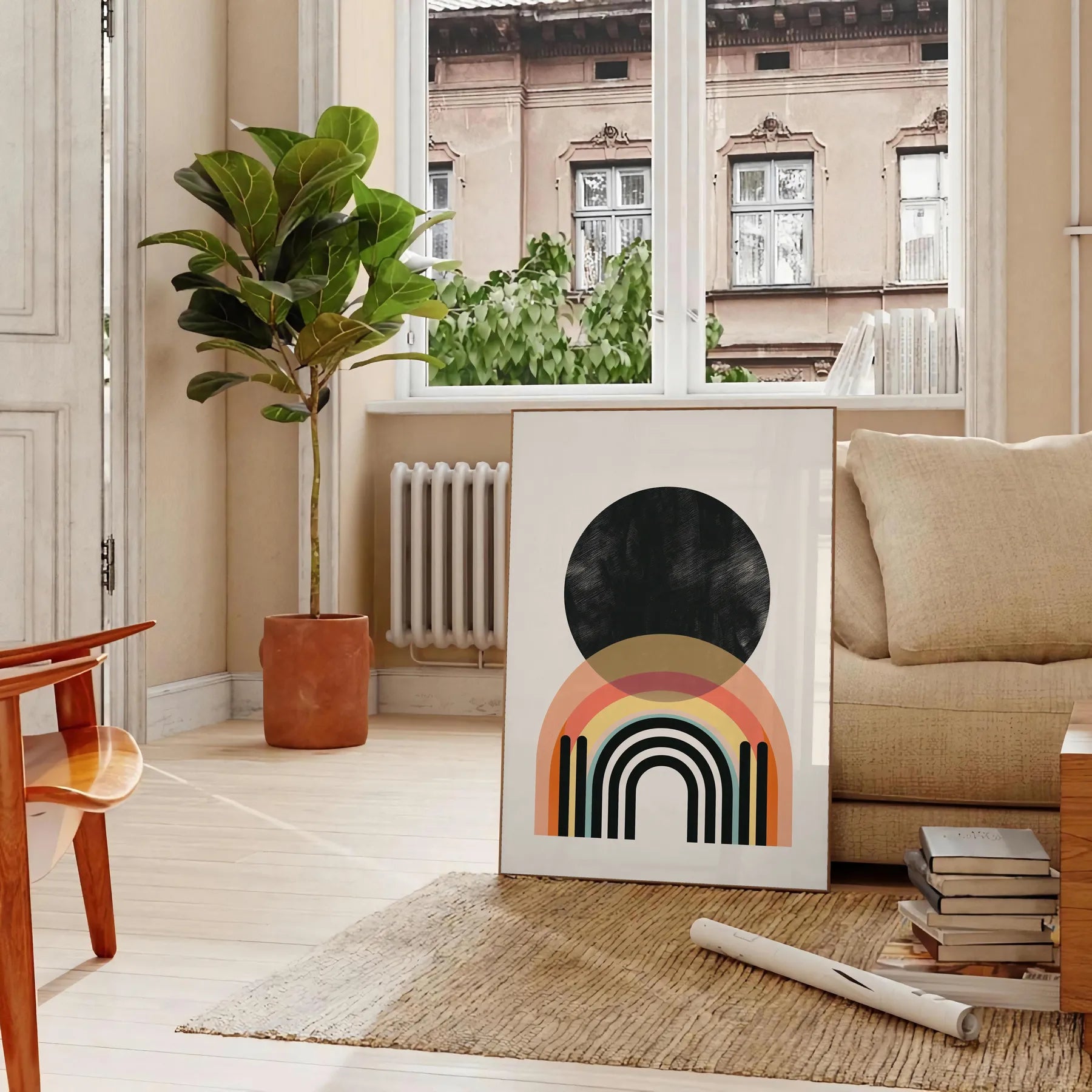 space boho wall art abstract designs standout poster thoughtful gift artwork unique touch decor unframed options print lover
