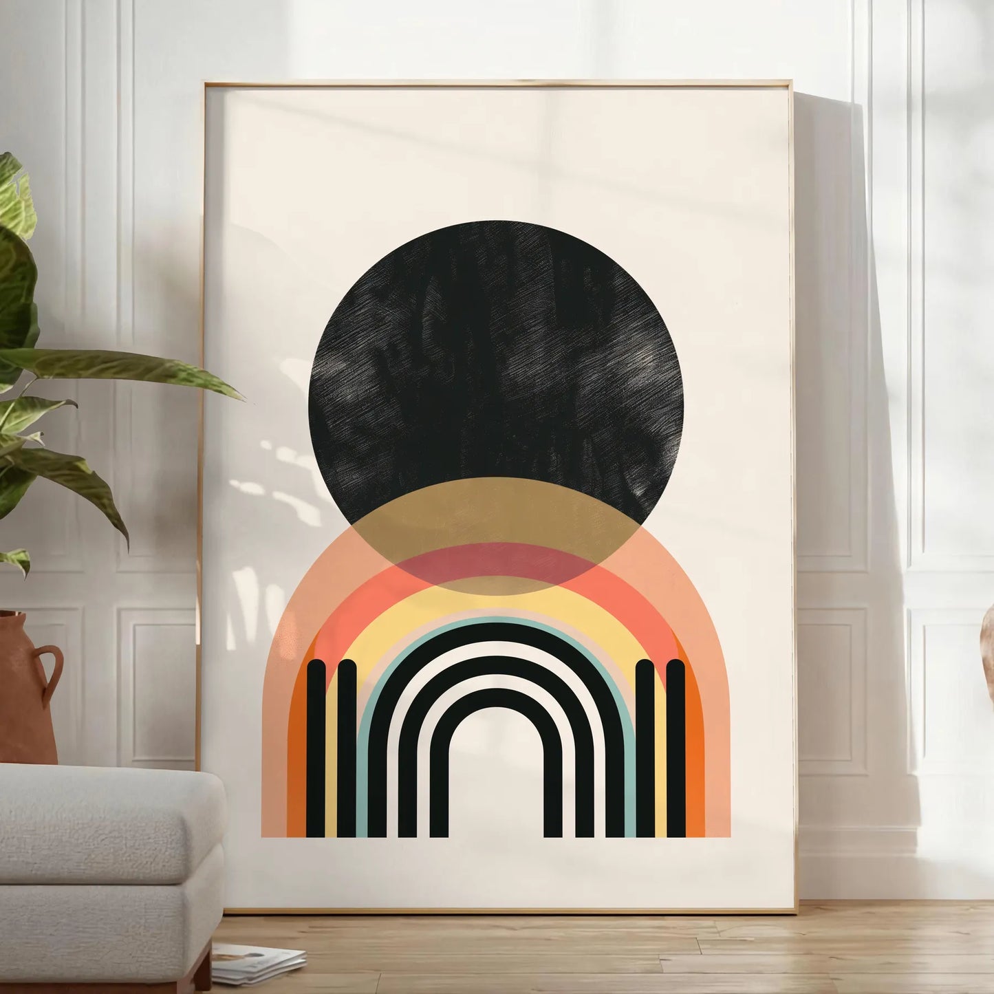 space boho wall art abstract designs standout poster thoughtful gift artwork unique touch decor unframed options print lover