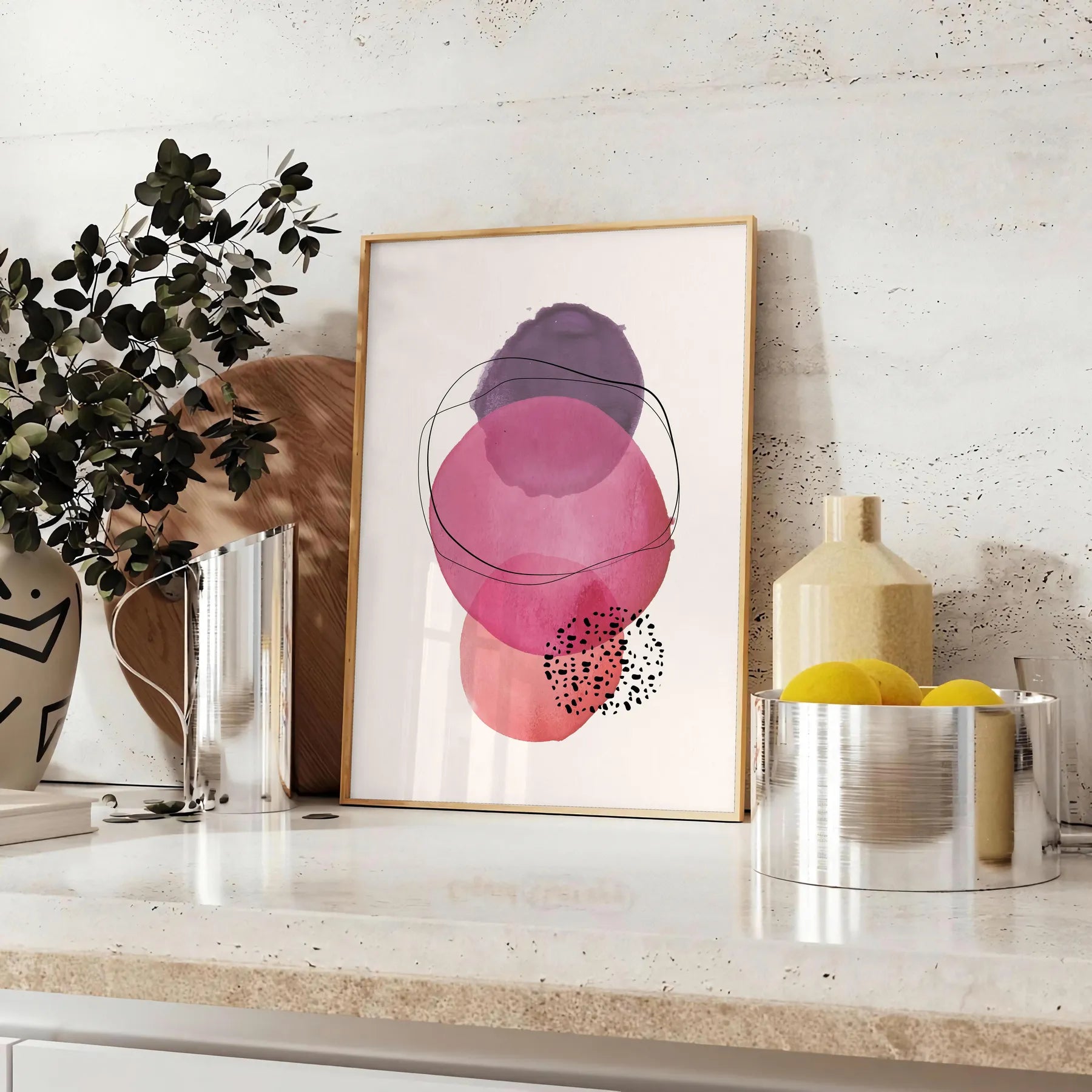 space boho print poster abstract designs unique wall art memorable gift room stunning artwork sizes A4 cm A0