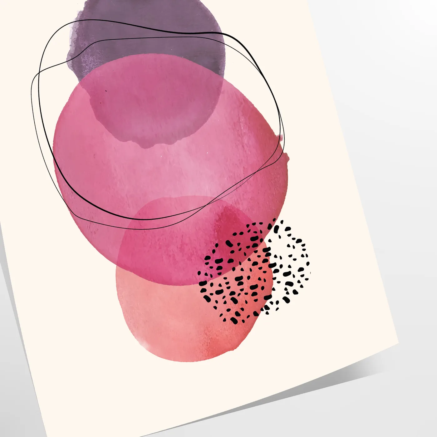 space boho print poster abstract designs unique wall art memorable gift room stunning artwork sizes A4 cm A0